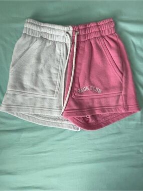 Rue21 Two-Tone Pink & White Favorite Short- Size-S